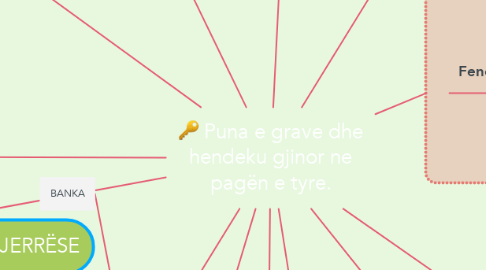 Mind Map: Puna e grave dhe hendeku gjinor ne pagën e tyre.