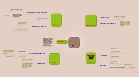 Mind Map: TIC