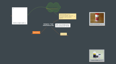 Mind Map: Analgesics - Treat Inflammation & Pain