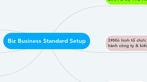 Mind Map: Biz Business Standard Setup