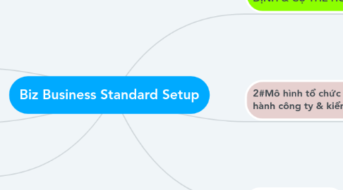 Mind Map: Biz Business Standard Setup