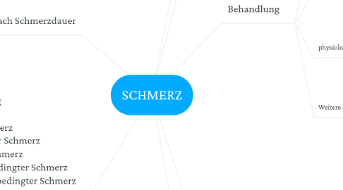 Mind Map: SCHMERZ