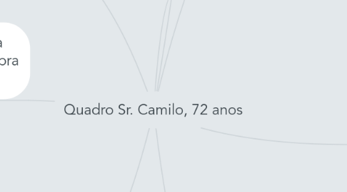 Mind Map: Quadro Sr. Camilo, 72 anos
