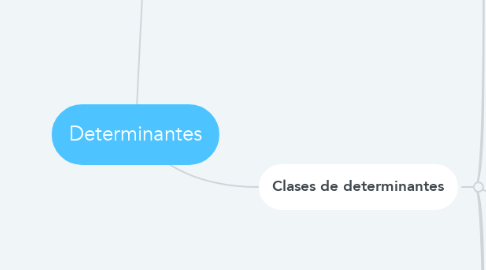 Mind Map: Determinantes