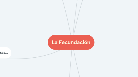 Mind Map: La Fecundación