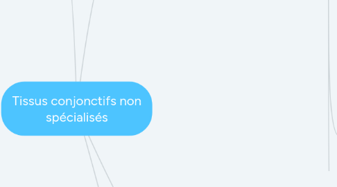 Mind Map: Tissus conjonctifs non spécialisés