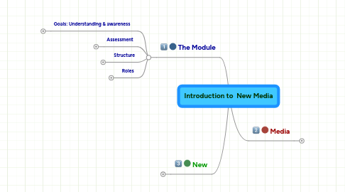 Mind Map: Introduction to New Media