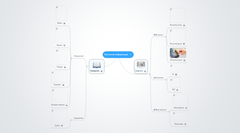 Mind Map: Носители информации