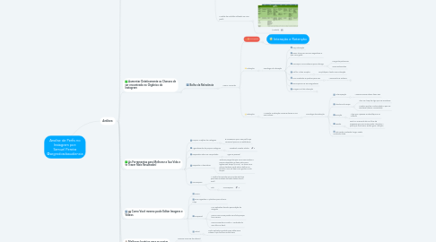 Mind Map: Analise de Perfis no Instagram por: Samuel Pereira @segredosdaaudiencia