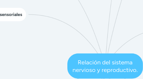 Mind Map: Relación del sistema nervioso y reproductivo.