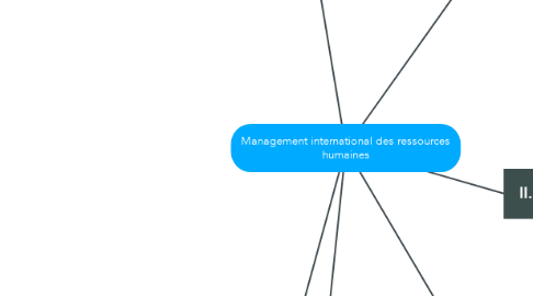 Mind Map: Management international des ressources humaines