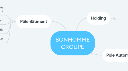 Mind Map: BONHOMME GROUPE