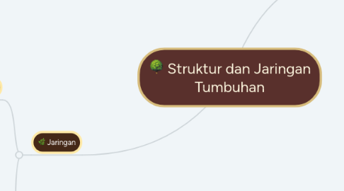 Mind Map: Struktur dan Jaringan Tumbuhan