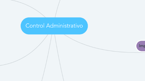 Mind Map: Control Administrativo