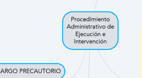 Mind Map: Procedimiento Administrativo de Ejecución e Intervención