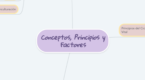 Mind Map: Conceptos, Principios y Factores