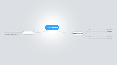 Mind Map: Управляющий