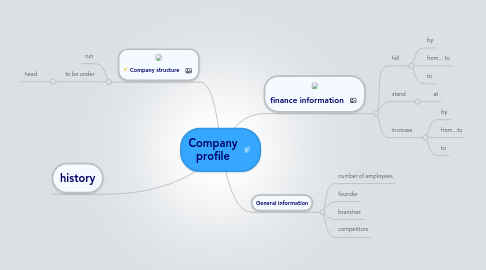 Mind Map: Company profile