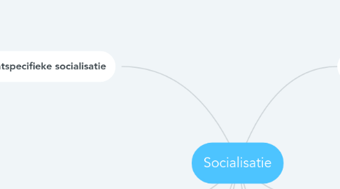 Mind Map: Socialisatie