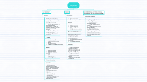 Mind Map: Reconocimiento de normativa y atención integral