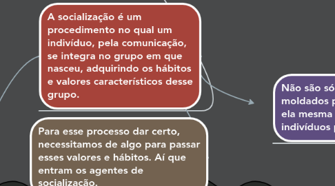 Mind Map: Socialização