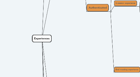 Mind Map: Experiences
