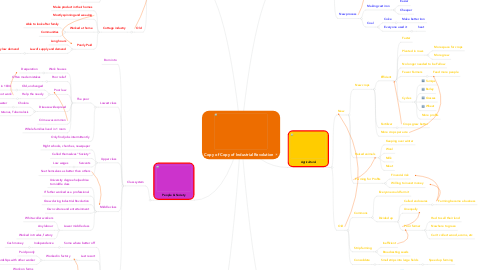 Mind Map: Copy of Copy of Industrial Revolution