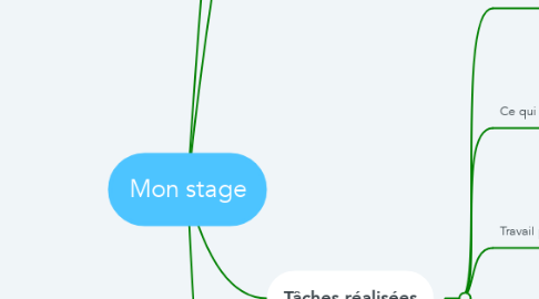 Mind Map: Mon stage