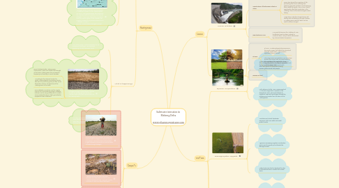 Mind Map: Saltwater intrusion in Mekong Delta www.phanvuuyentrang.com