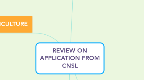 Mind Map: REVIEW ON APPLICATION FROM CNSL