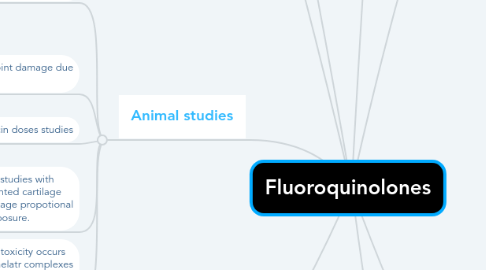 Mind Map: Fluoroquinolones