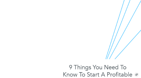 Mind Map: 9 Things You Need To Know To Start A Profitable Side Hustle