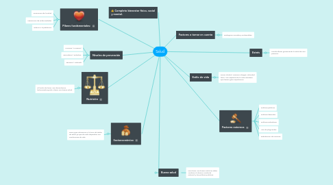 Mind Map: Salud