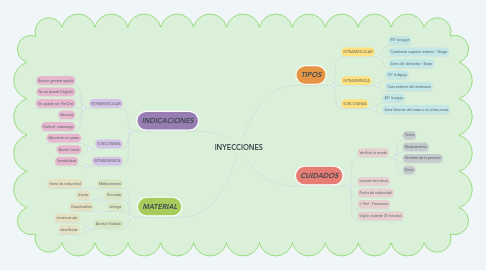 Mind Map: INYECCIONES