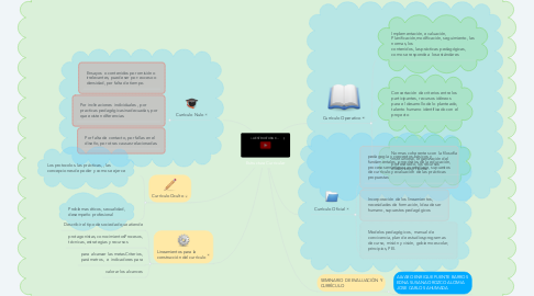 Mind Map: Estructura Curricular