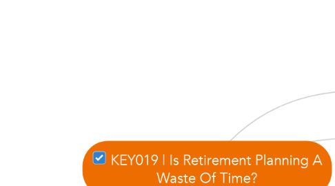 Mind Map: KEY019 | Is Retirement Planning A Waste Of Time?