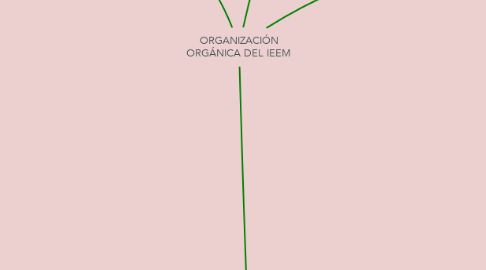Mind Map: ORGANIZACIÓN ORGÁNICA DEL IEEM