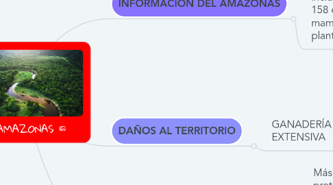 Mind Map: EL AMAZONAS