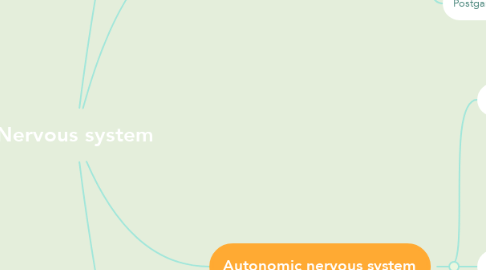 Mind Map: Nervous system