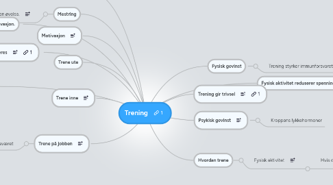 Mind Map: Trening