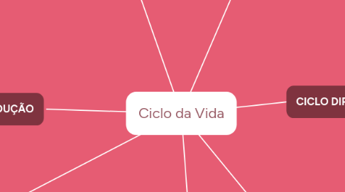 Mind Map: Ciclo da Vida