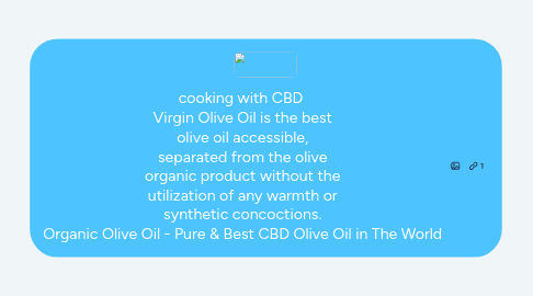 Mind Map: cooking with CBD  Virgin Olive Oil is the best olive oil accessible, separated from the olive organic product without the utilization of any warmth or synthetic concoctions. Organic Olive Oil - Pure & Best CBD Olive Oil in The World