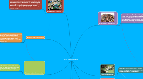 Mind Map: PROBLEMAS ESPECIALES