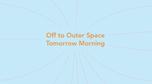 Mind Map: Off to Outer Space Tomorrow Morning