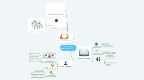 Mind Map: DIRECTRICES DEL MODELO EDUCATIVO