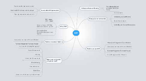 Mind Map: ERP