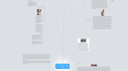 Mind Map: In what ways does your media product use, develop or challenge forms and conventions of real media products?