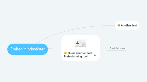 Mind Map: Embed Mindmeister