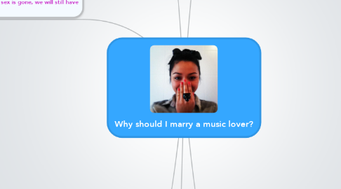 Mind Map: Why should I marry a music lover?