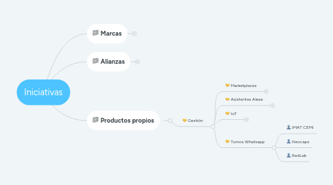 Mind Map: Iniciativas